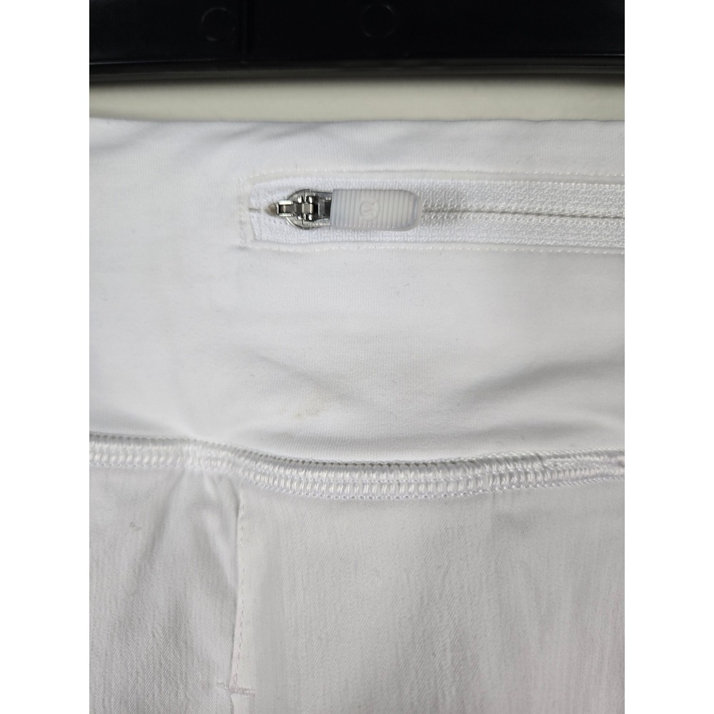 Lululemon Pace Rival Skirt Tall White W8A85T Tennis Skort Size 4 - Picture 11 of 11